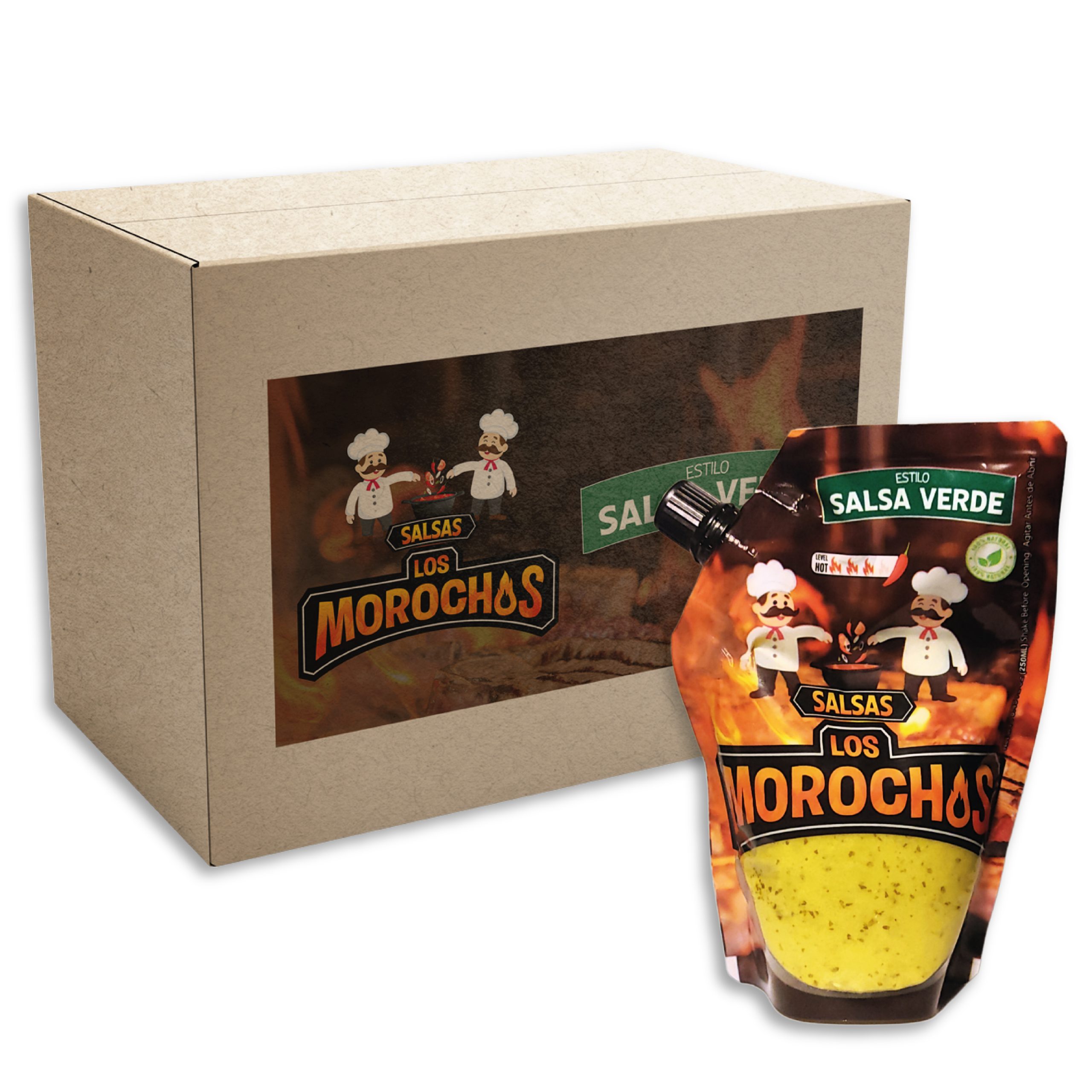 Caja de Salsa Verde de 250 ml (4pz)