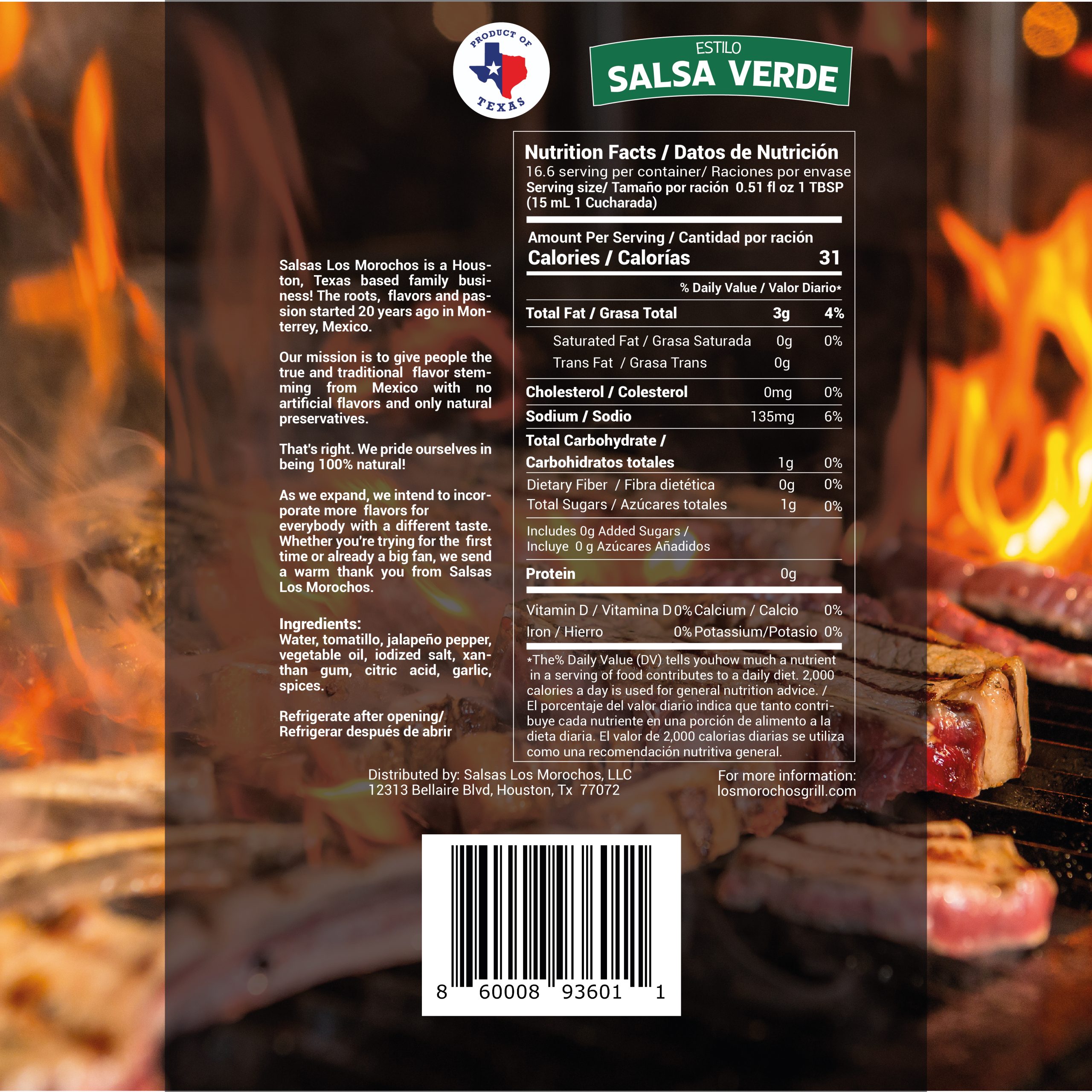 Caja Salsas Mixta 50 ml ( 9pz Verde y 9pz Tlaquepaque) - Imagen 3